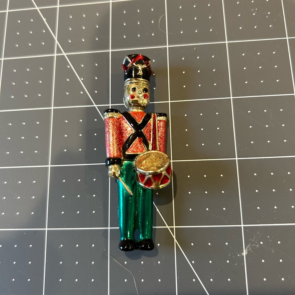 Vintage Toy Soldier Brooch